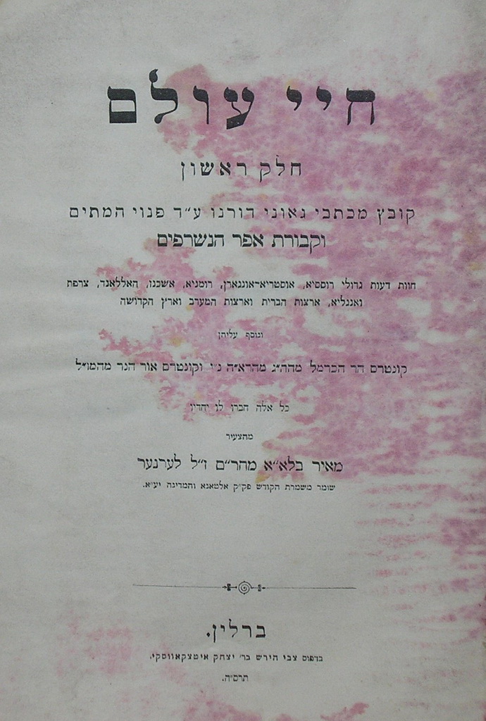 חיי עולם